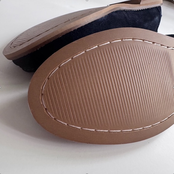  DESIGN Tassel Loafers in Navy Blue Suede with Natural Sole Size 9 NWOT main image 10
